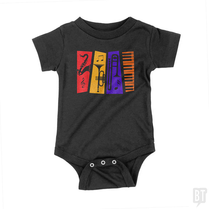 Jazz Music Baby One-Piece