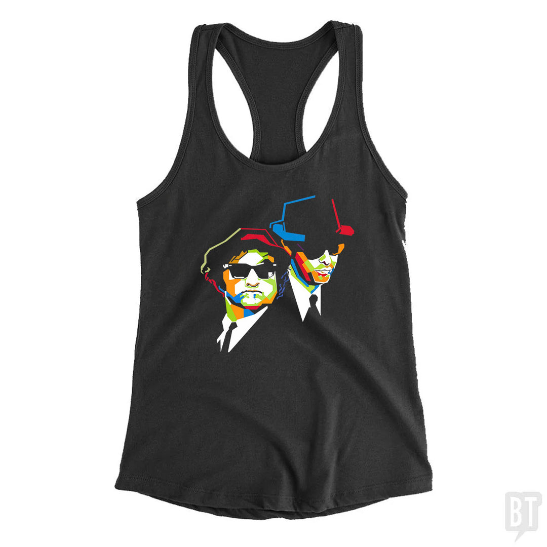 Blues Brothers Cubism Tank Top