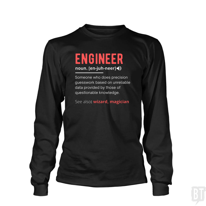 Engineer Definition Long Sleeve