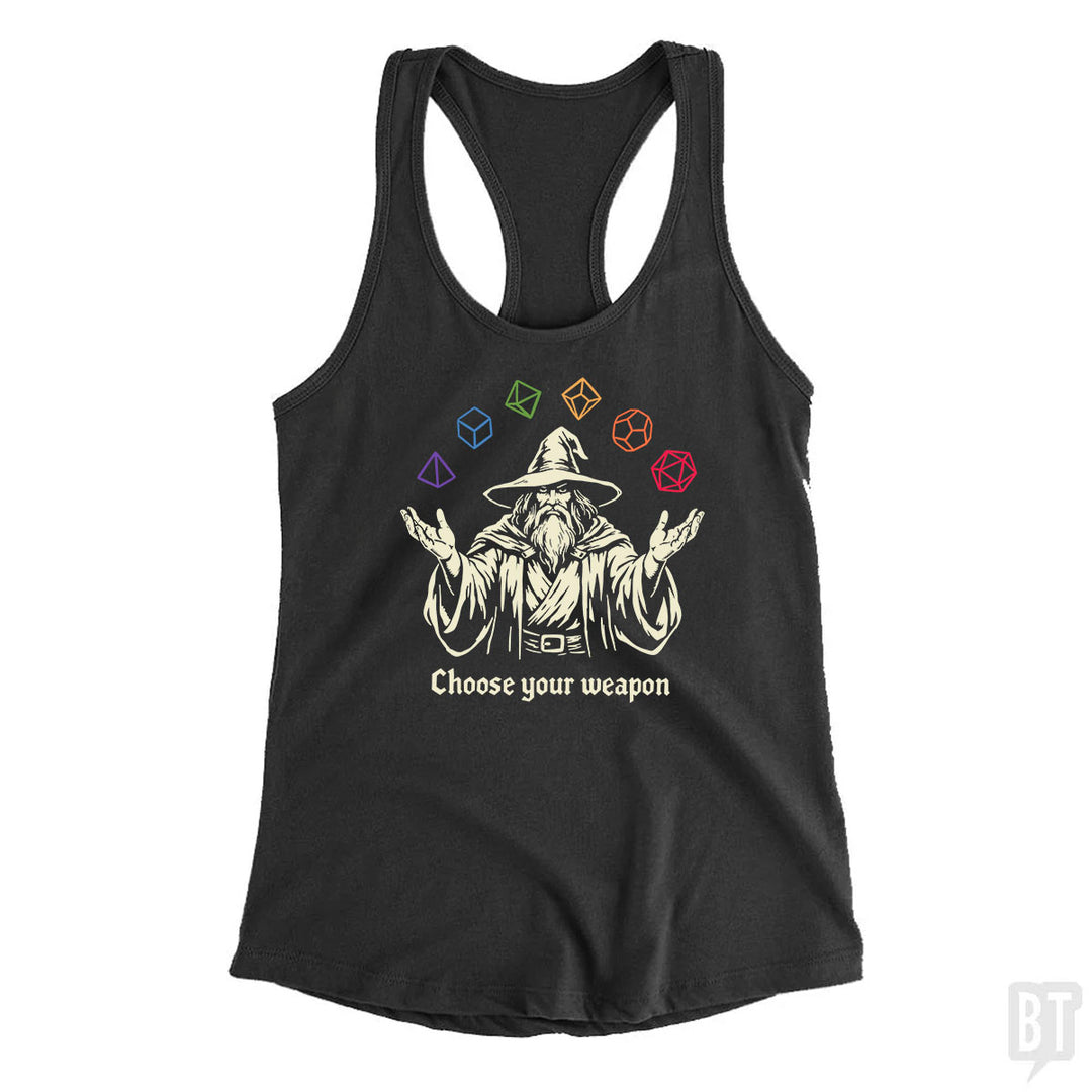 Wizard Weapon Tank Top