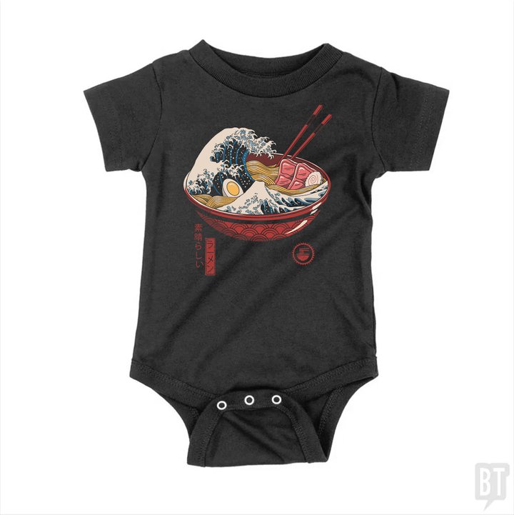 Great Ramen Wave Baby One-Piece