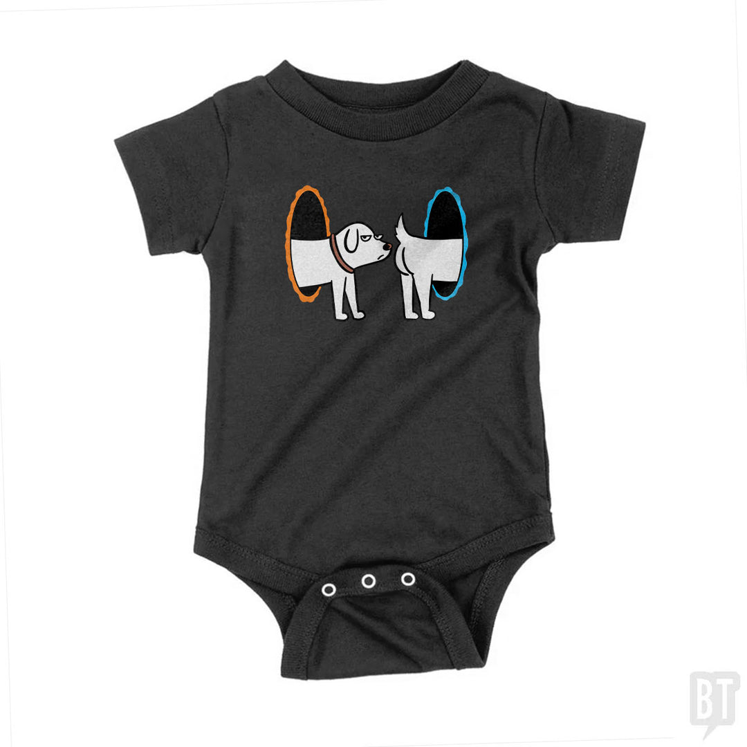 Dog Portal Baby One-Piece