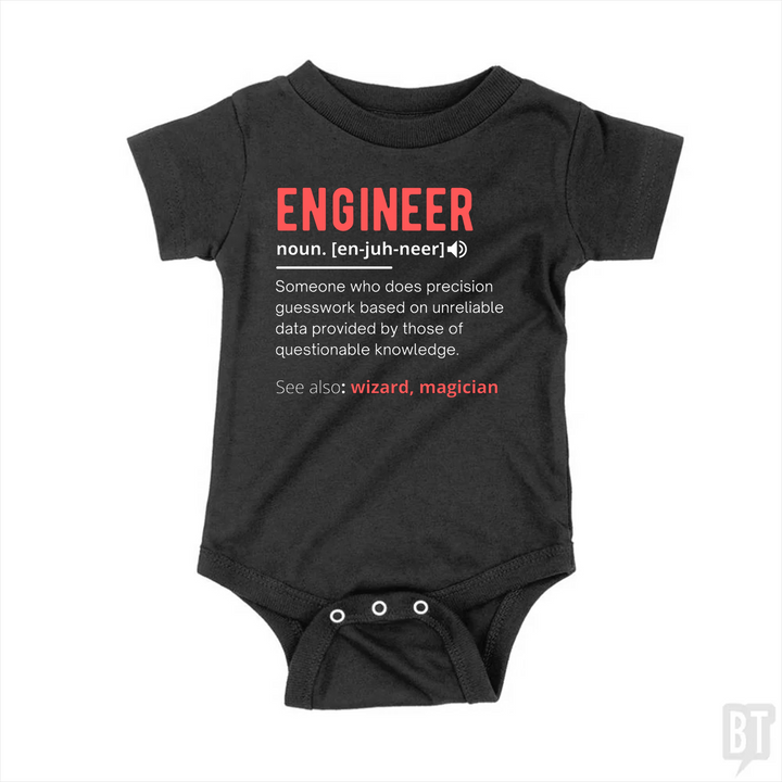 Engineer Definition Baby One-Piece