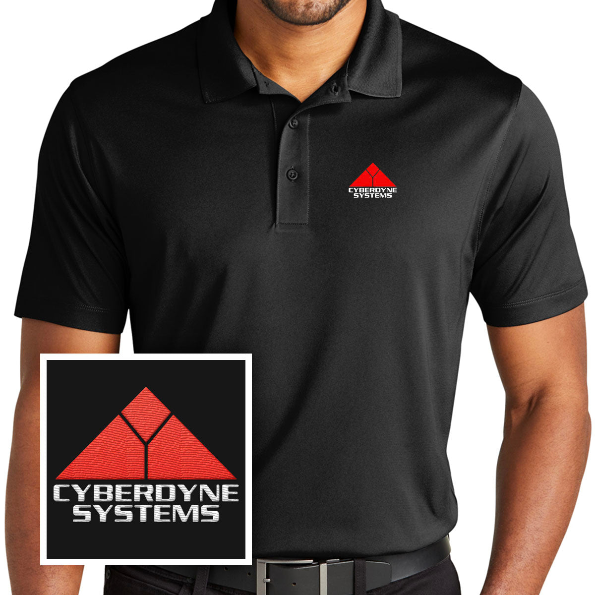 Cyberdyne Systems Performance Polo Shirt