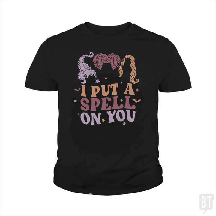 I Put A Spell On You Kids Shirt