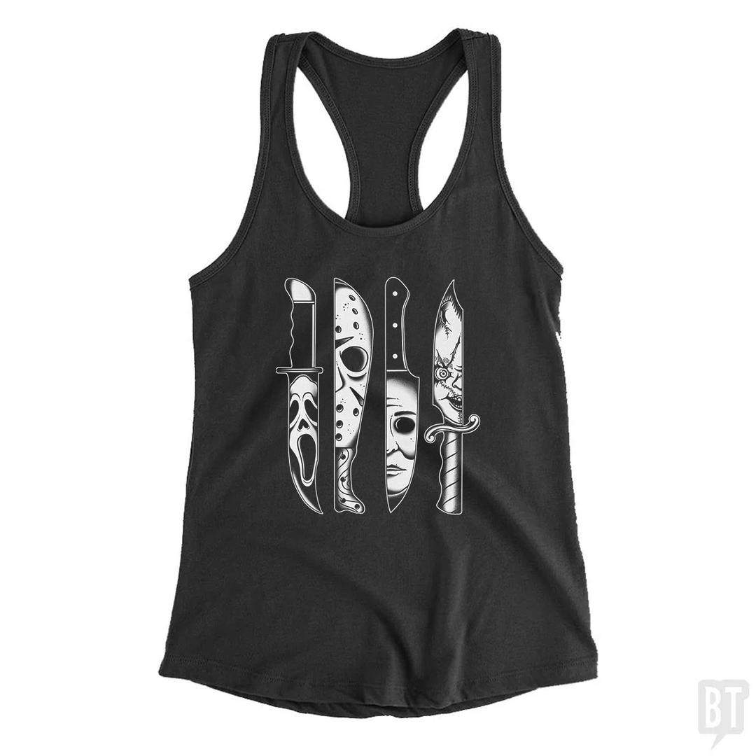 Horror Movie Knives Tank Top