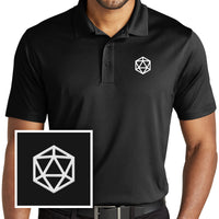 Load image into Gallery viewer, D&amp;D Dice Performance Polo Shirt
