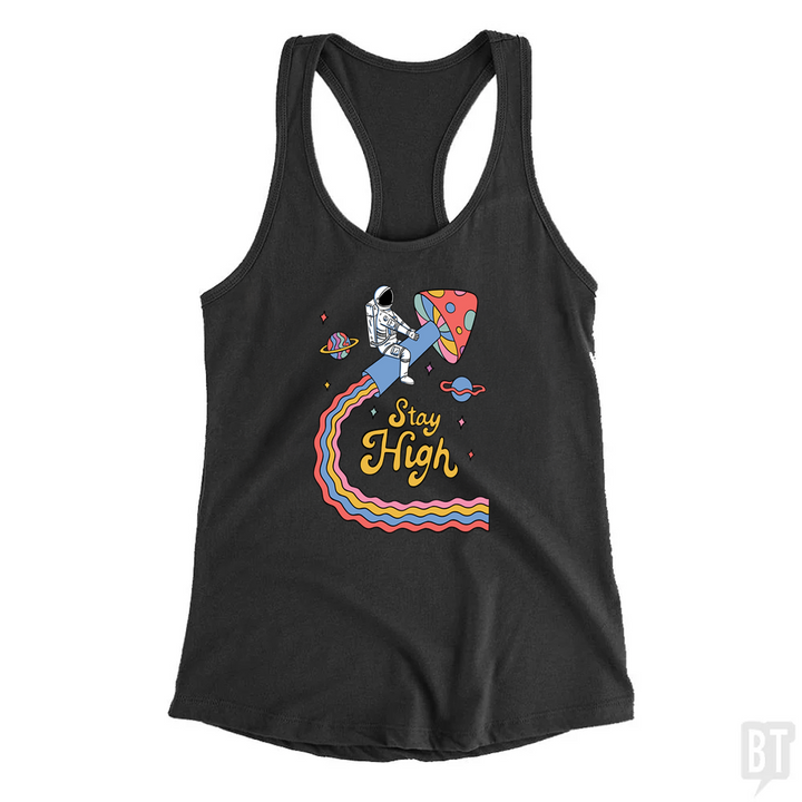 Stay High Astronaut Tank Top