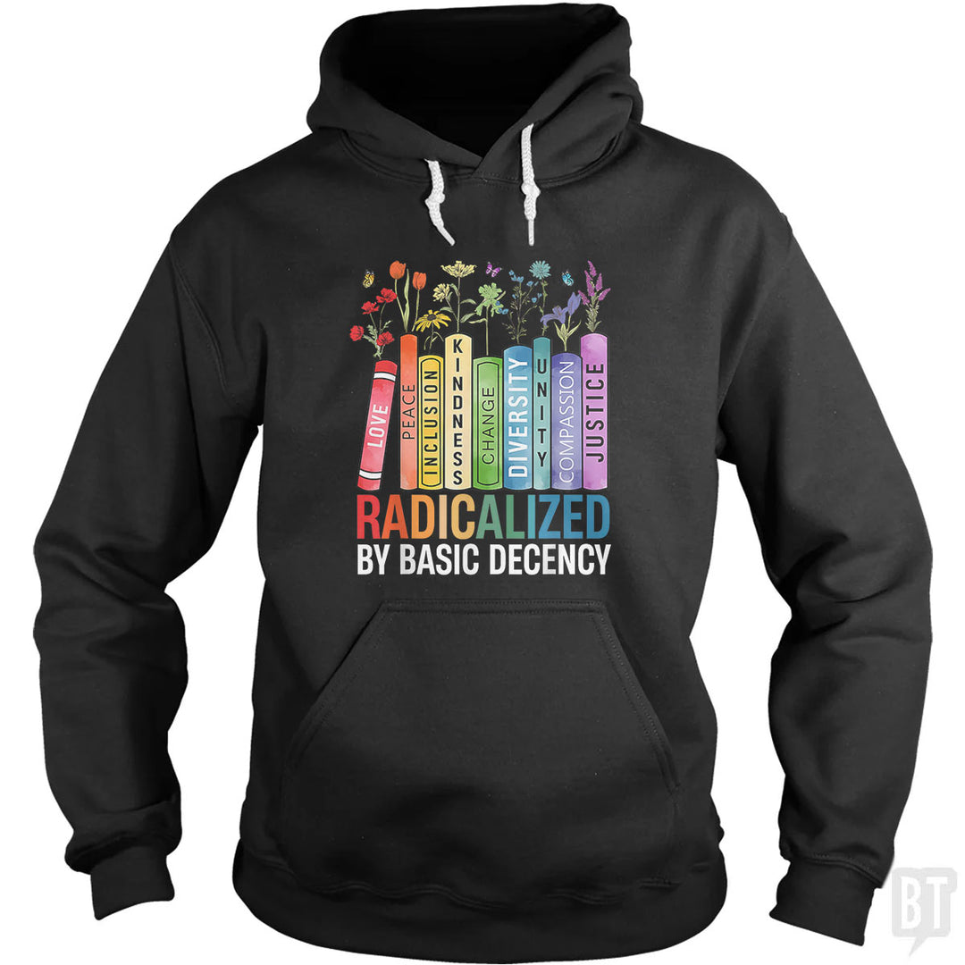 Book Flower Hoodie