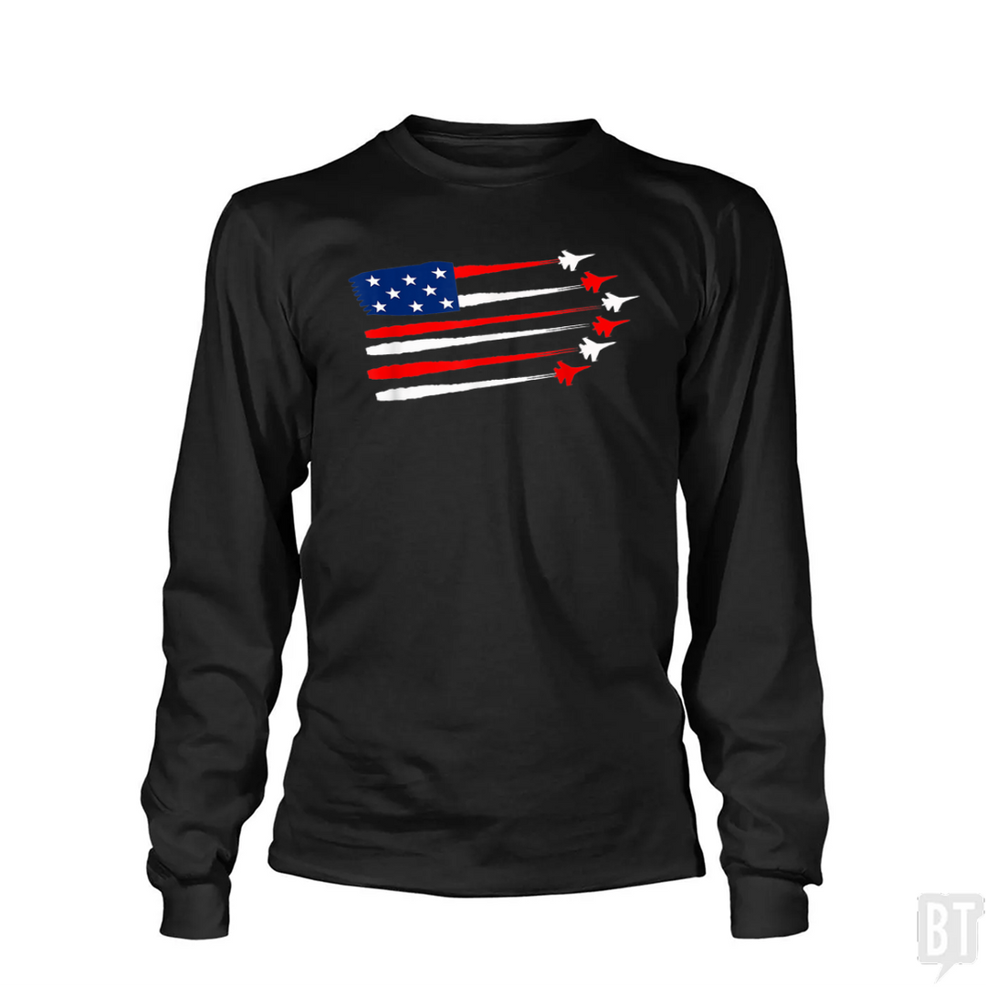Fighter Jet American Long Sleeve