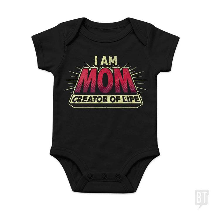 Mom-Creator of Life Baby One-Piece