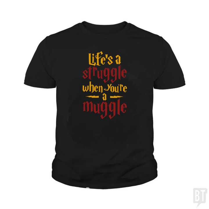 Muggle Struggle Kids Shirt