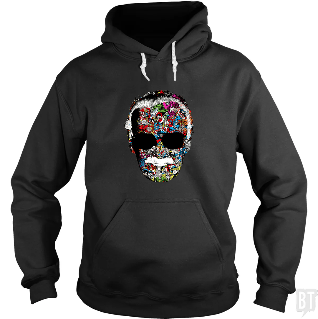 Stan Lee Man of Many Faces Hoodie