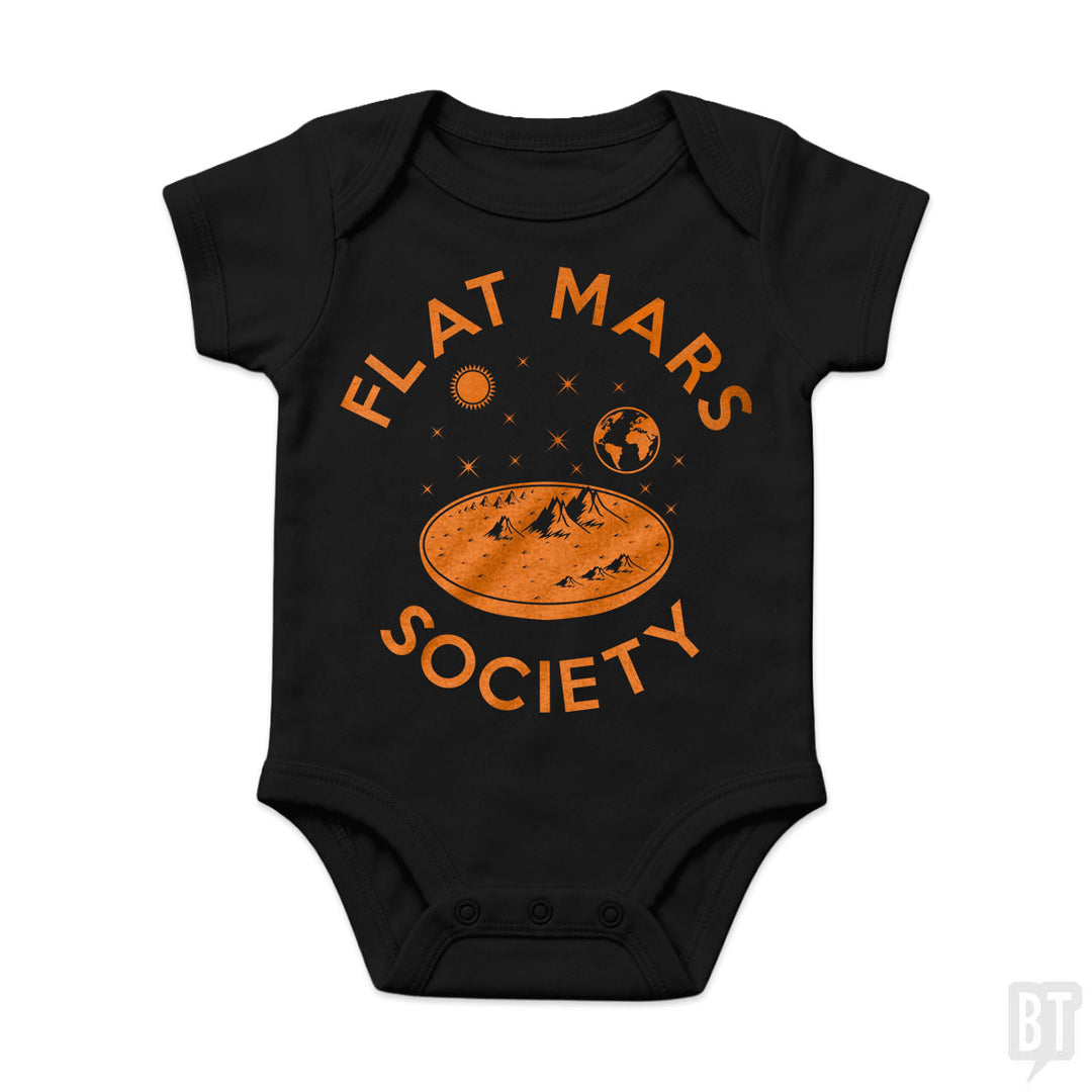 Flat Mars Society Baby One-Piece