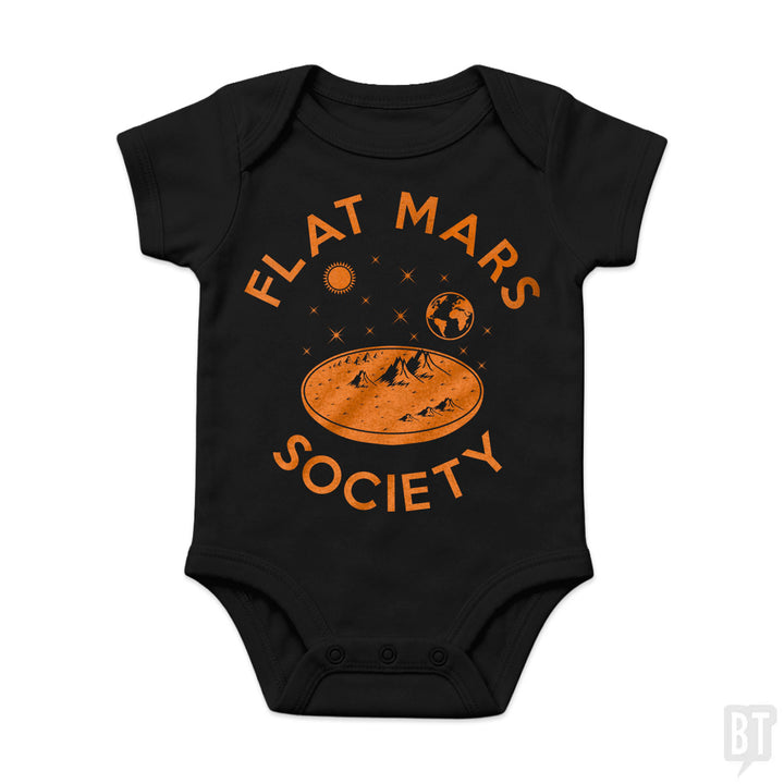 Flat Mars Society Baby One-Piece