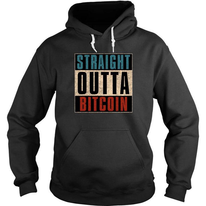 Straight Outta Bitcoin hoodie