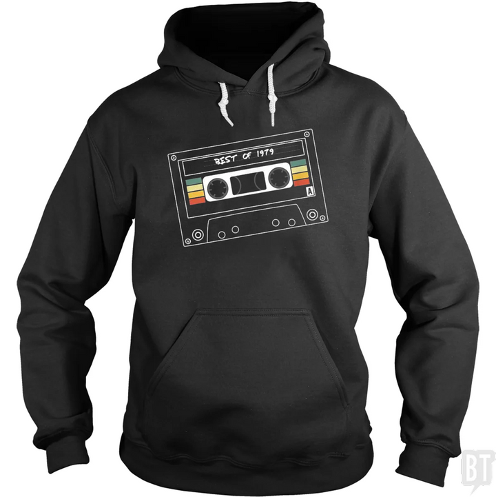 Vintage Cassette Best of 1979 Hoodie