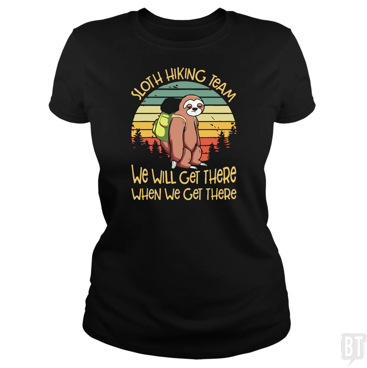 Funny Sloth Hiking Team #2