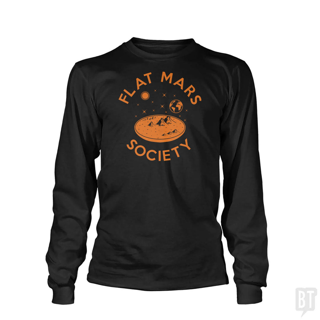 Flat Mars Society Long Sleeve