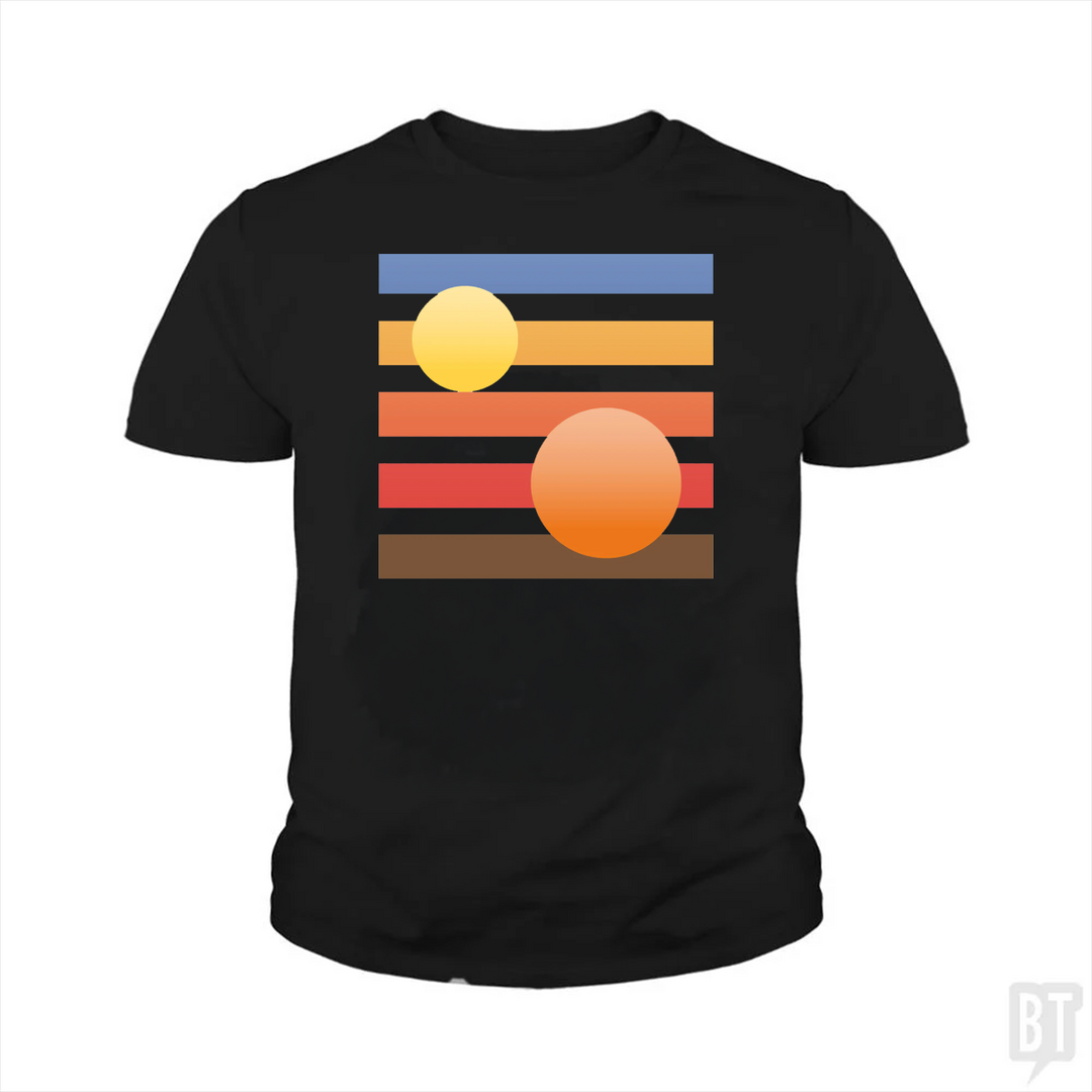 Artistic Tatooine Kids Shirt