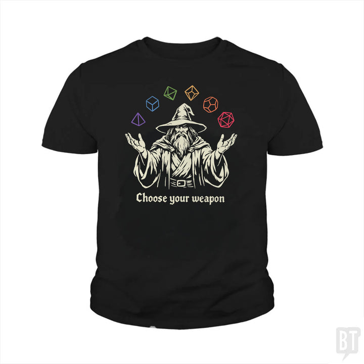 Wizard Weapon Kids Shirt