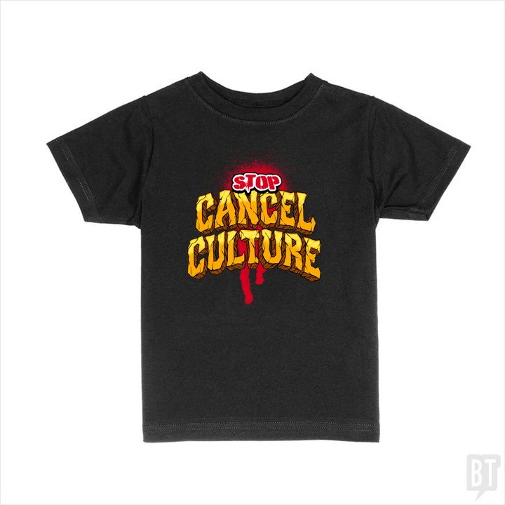 Stop Cancel Culture Kids Shirt