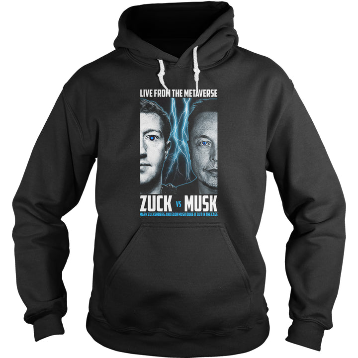 Zuck vs Musk Live From The Metaverse Hoodie
