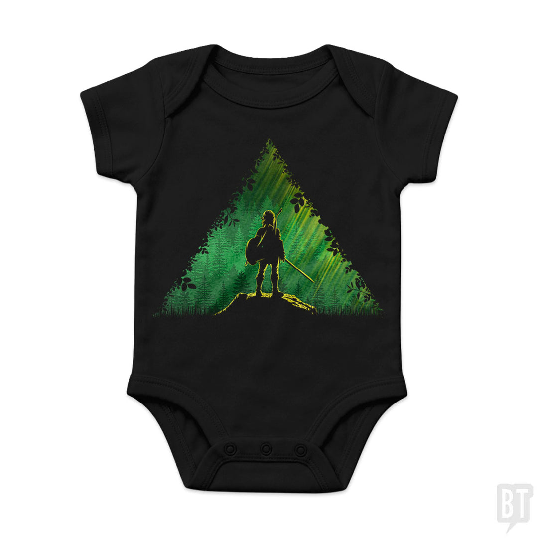 Link In A Forest Baby One-Piece