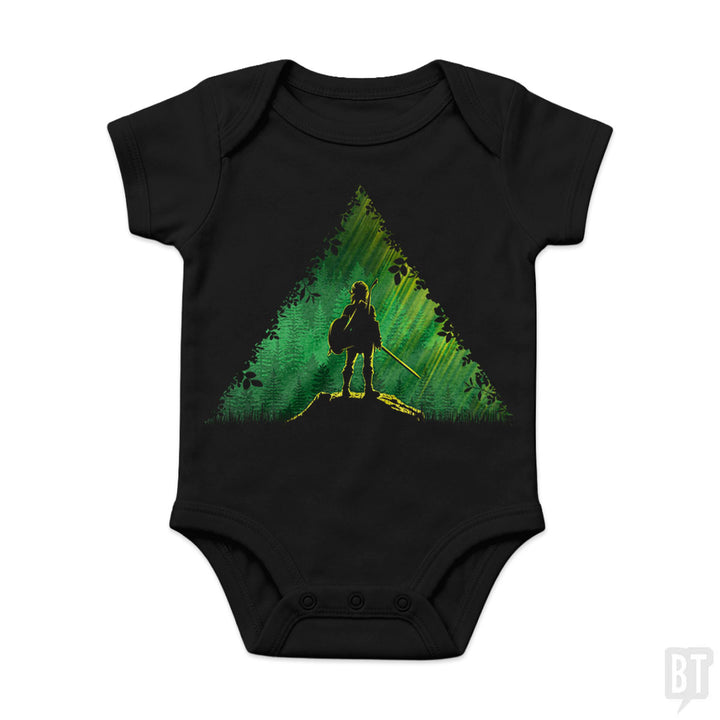 Link In A Forest Baby One-Piece