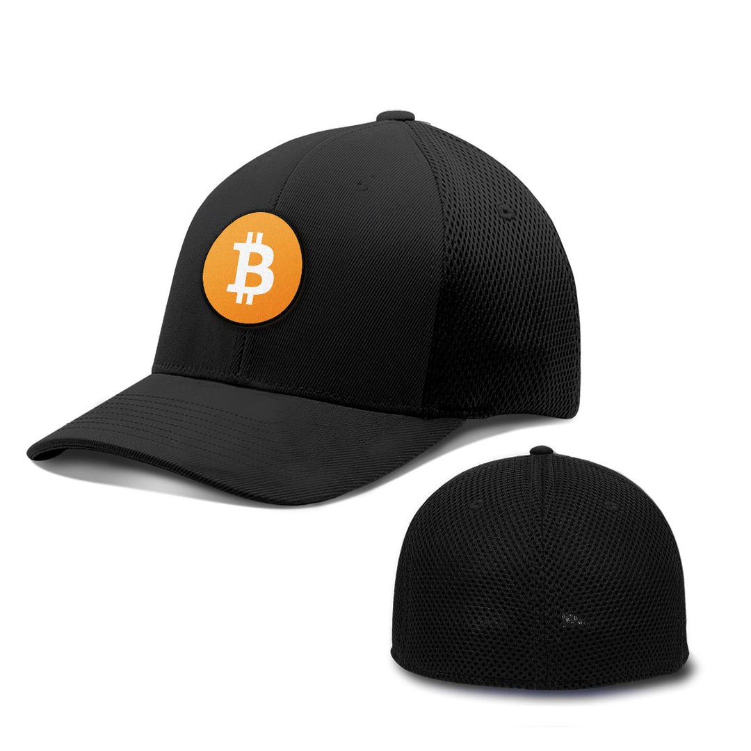 Bitcoin Logo Patch Hats