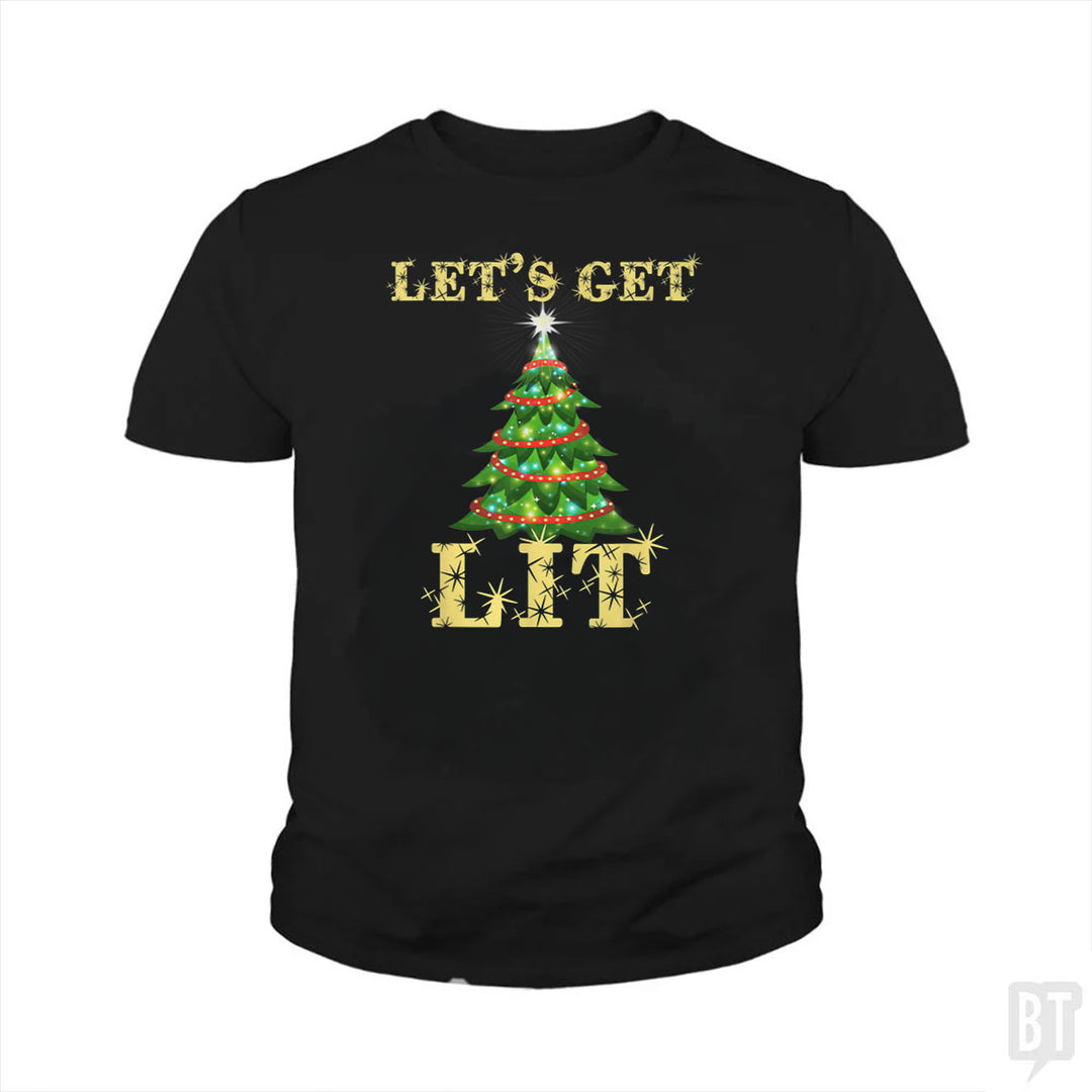 Let's Get Lit Kids Shirt
