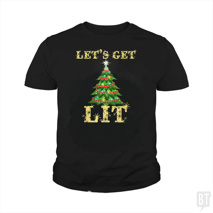 Let's Get Lit Kids Shirt