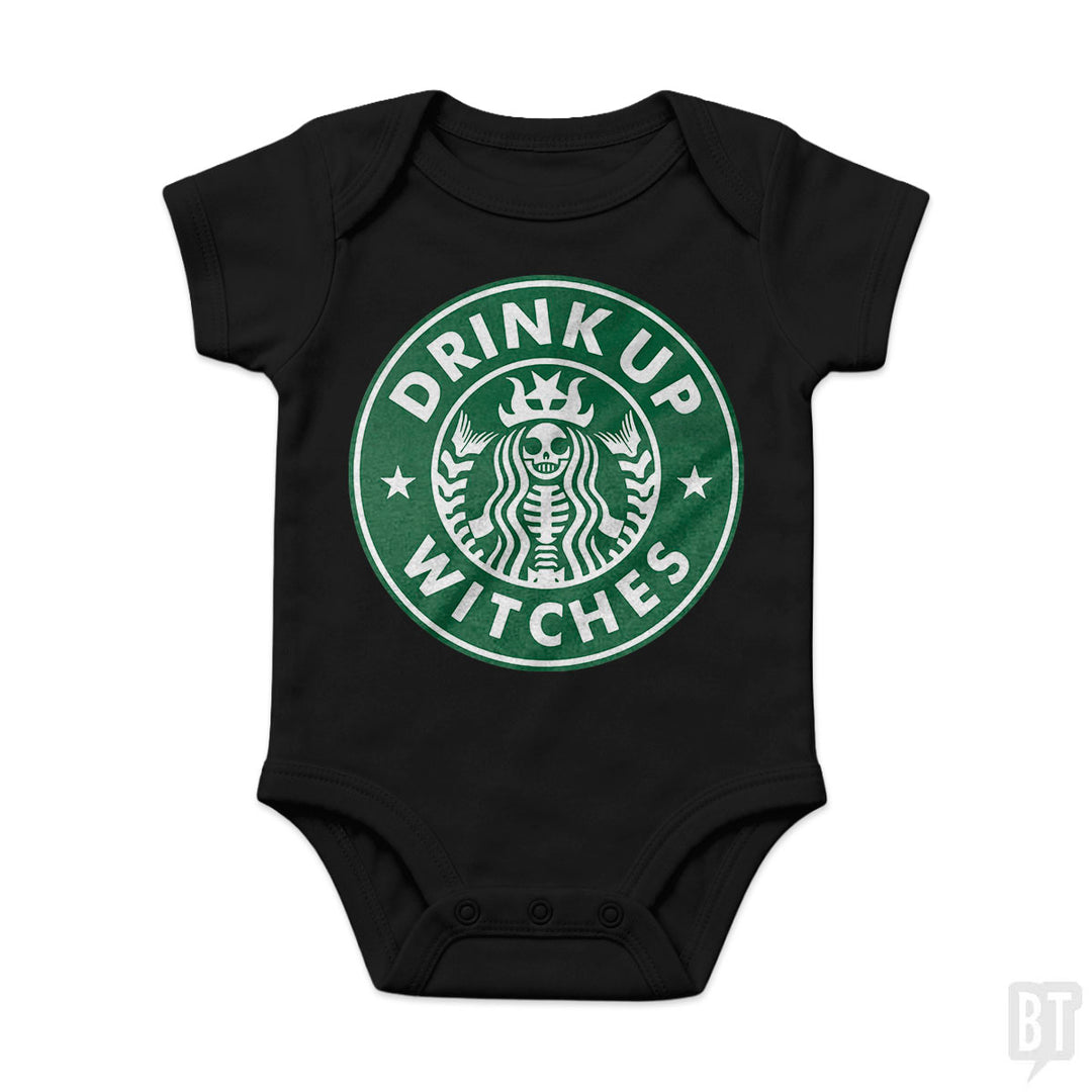 Drink Up Witches Baby One-Piece
