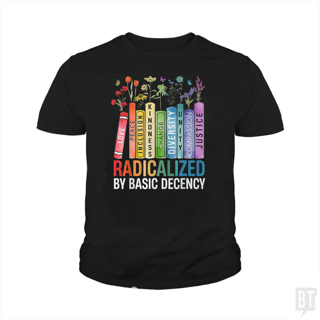 Book Flower Kids Shirt