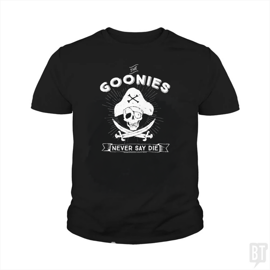 Never Say Die Kids Shirt