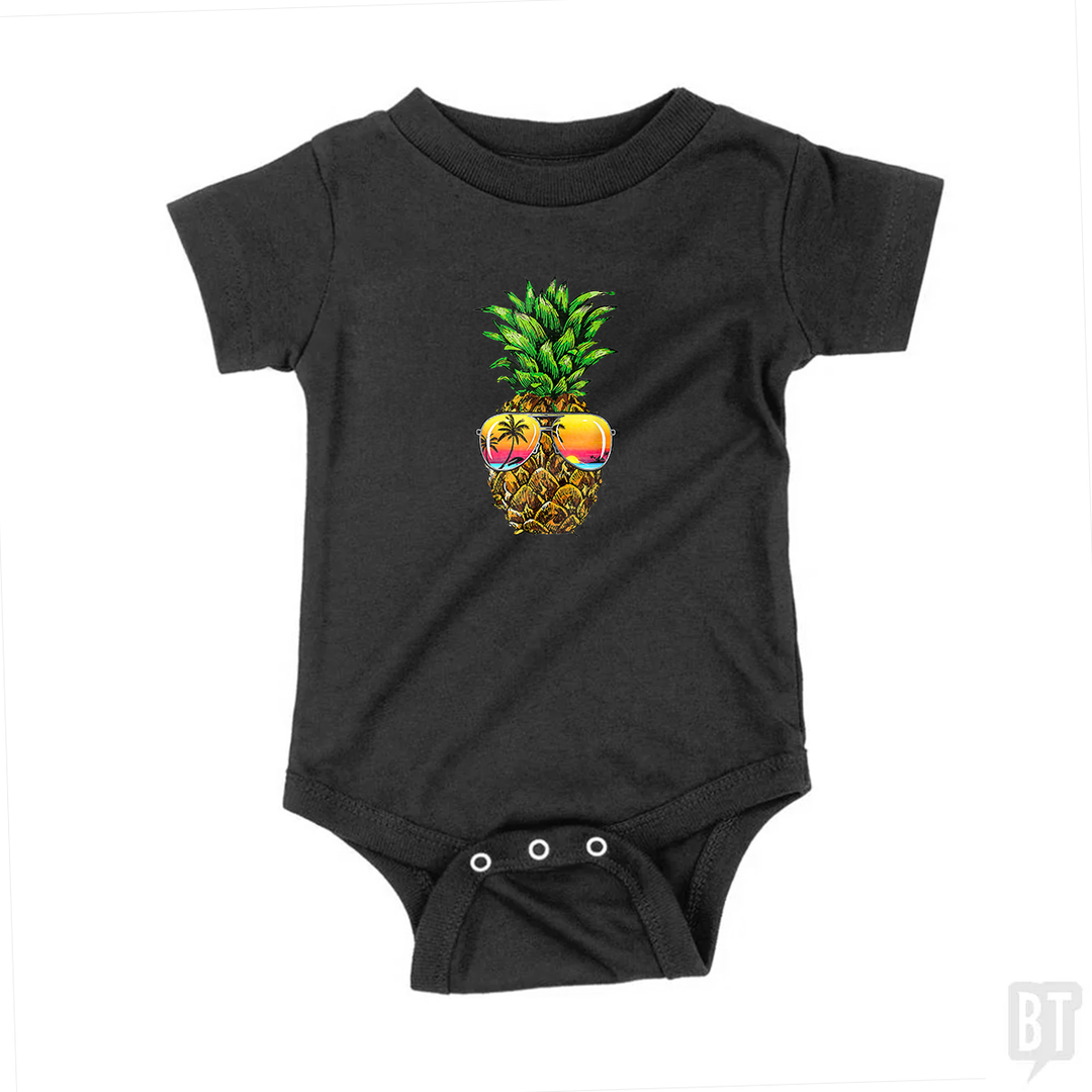 Sunglasses Pineapple Baby One-Piece