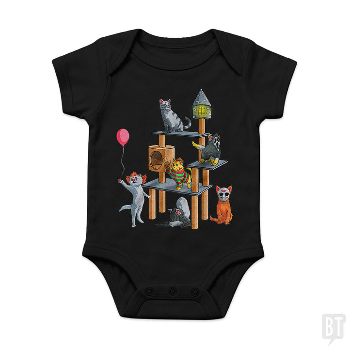 Cat Horror Movies Baby One-Piece