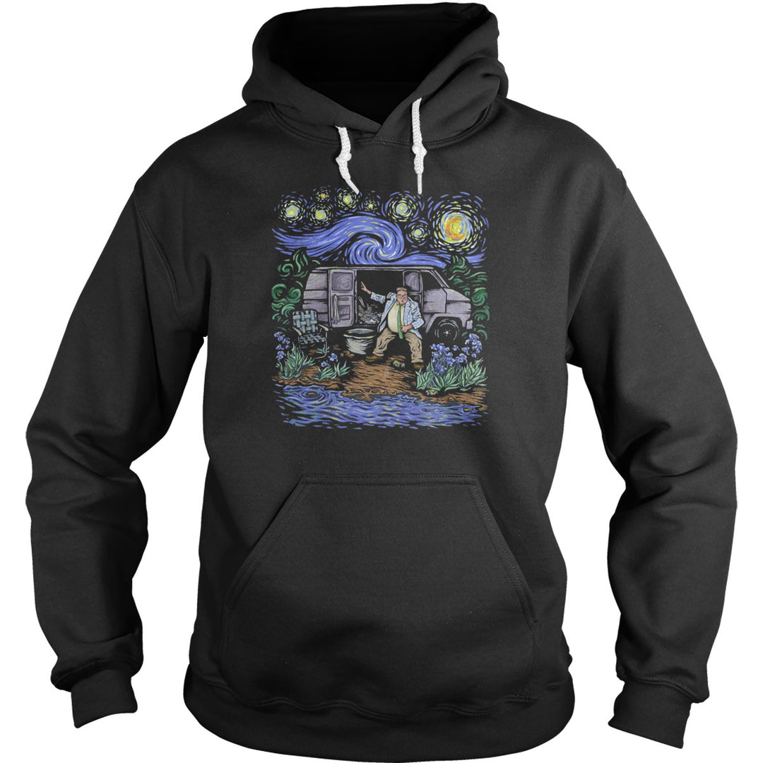 Starry Night Down By The River Hoodie