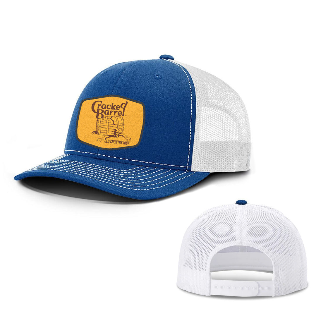 Cracked Barrel Old Country Hick Leather Patch Hats