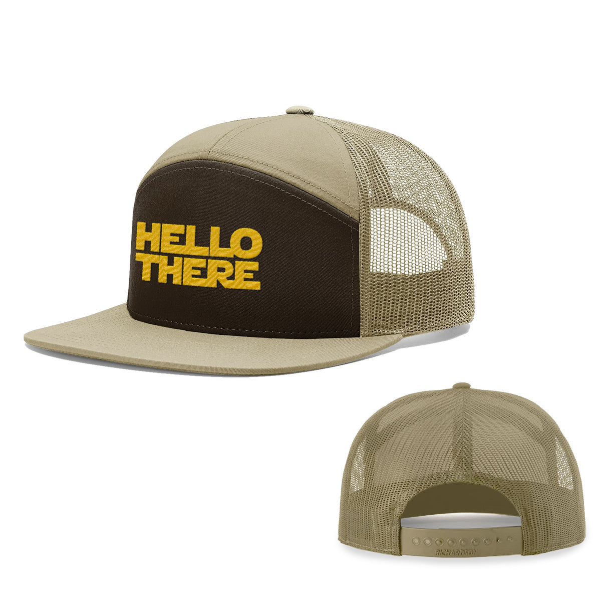 Hello There 7 Panel Hats