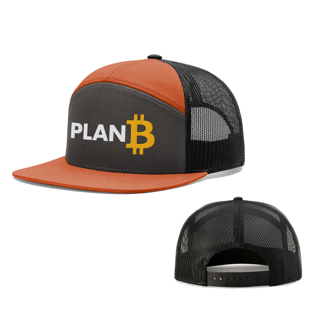 Plan B Bitcoin 7 Panel Hats