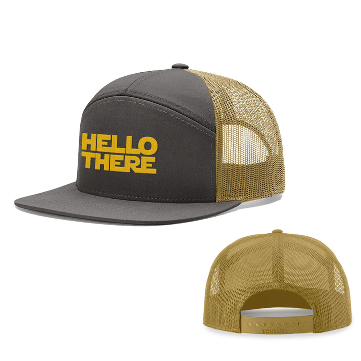 Hello There 7 Panel Hats