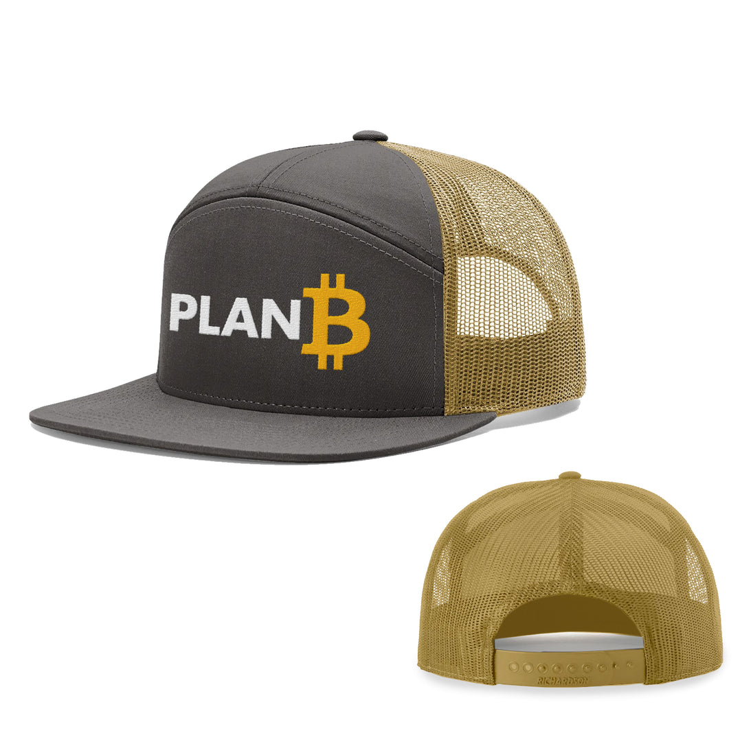 Plan B Bitcoin 7 Panel Hats