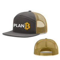 Load image into Gallery viewer, Plan B Bitcoin 7 Panel Hats
