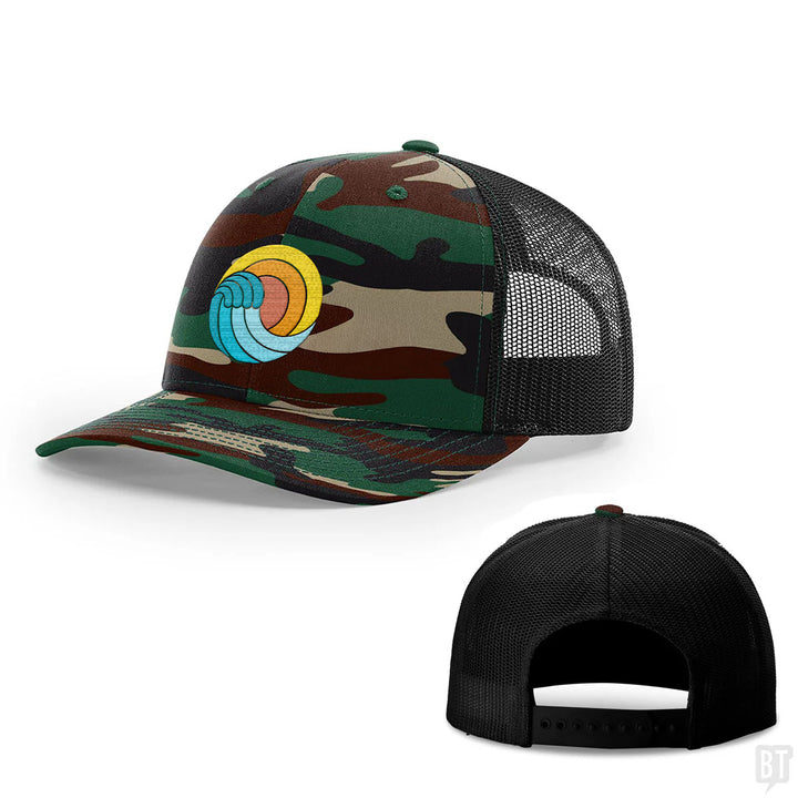 Retro Beach Wave Hats