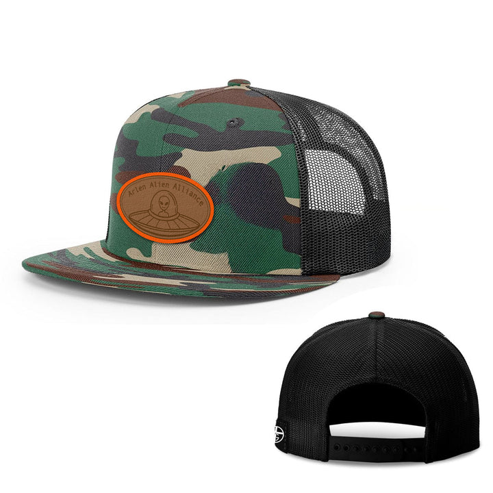 Arlen Alien Alliance Leather Patch Camo Hats