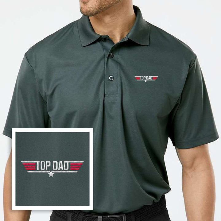 Top Dad Performance Polo Shirt