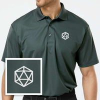 Load image into Gallery viewer, D&amp;D Dice Performance Polo Shirt
