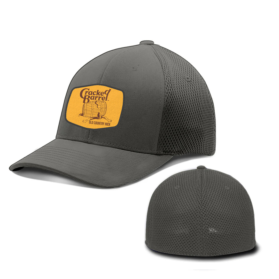 Cracked Barrel Old Country Hick Leather Patch Hats