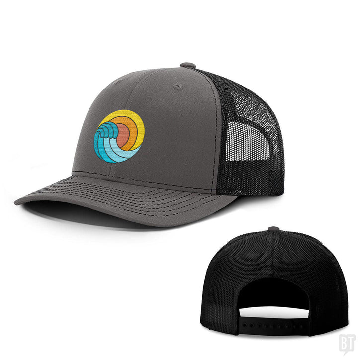 Retro Beach Wave Hats
